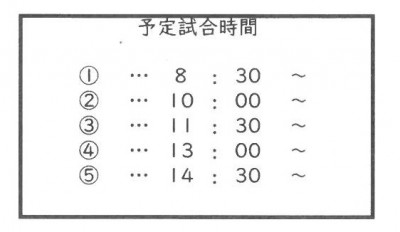 バスケ試合時間